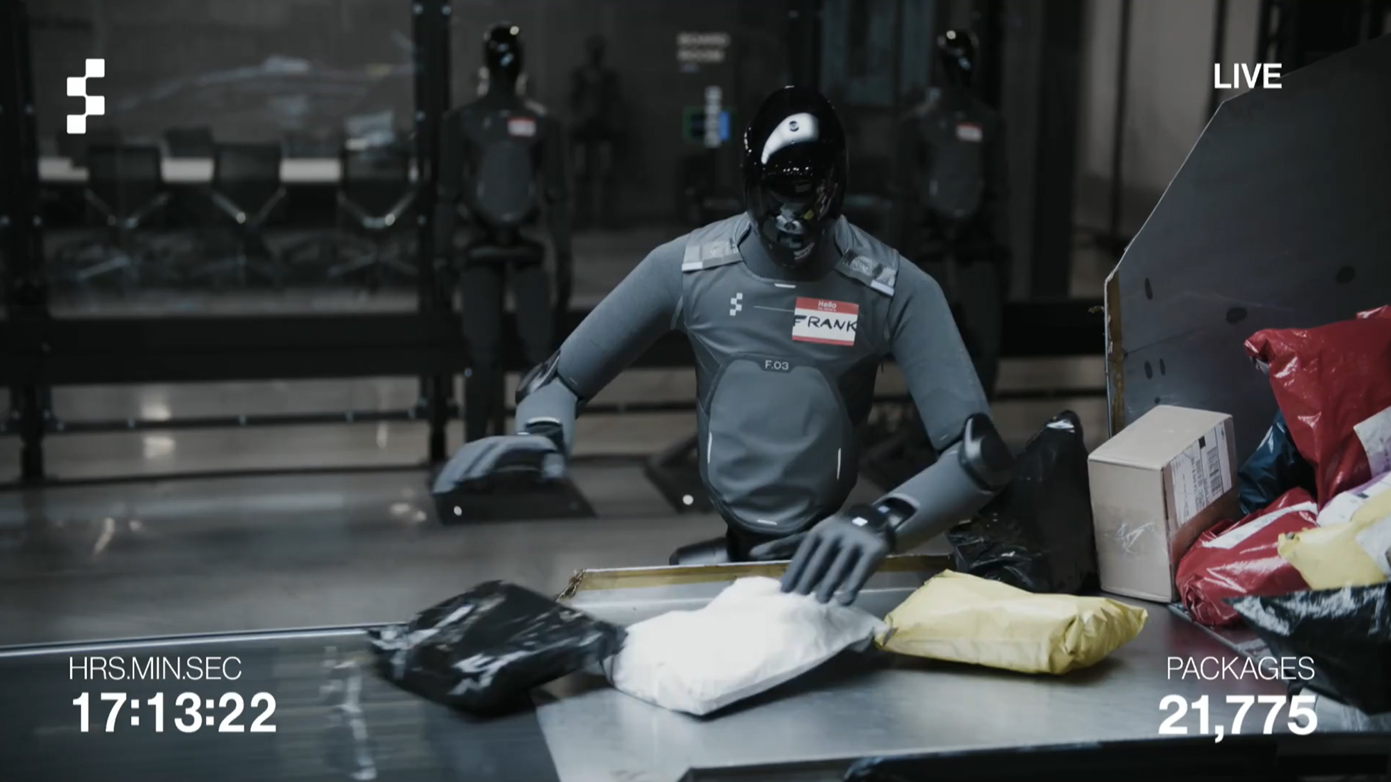 Human Worker Defeats AI Robot in 10-Hour Package Challenge Broadcast Live by Figure 03 AI