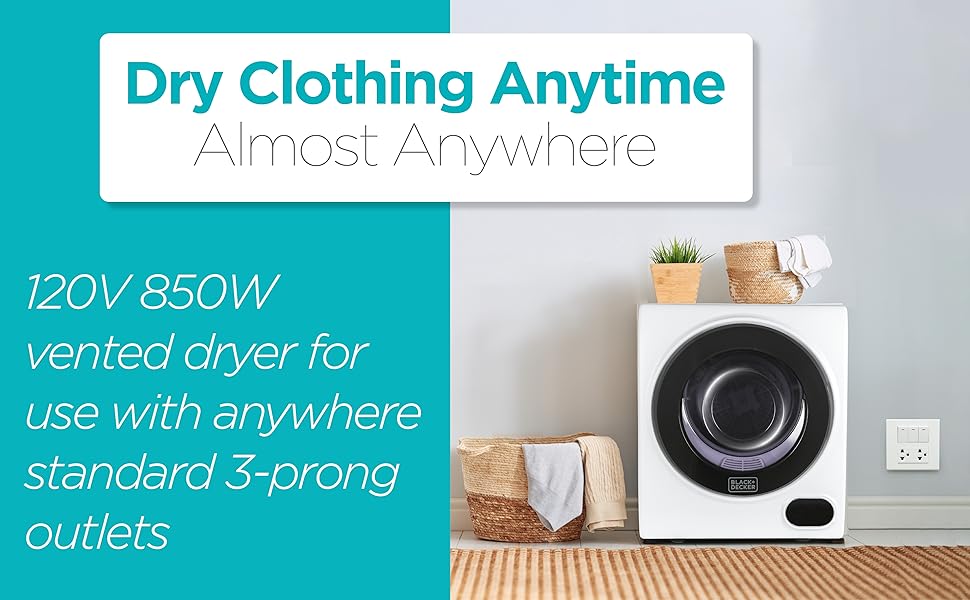 BLACK+DECKER Portable Electric Dryer Review — A Compact Laundry Solution for Small Spaces