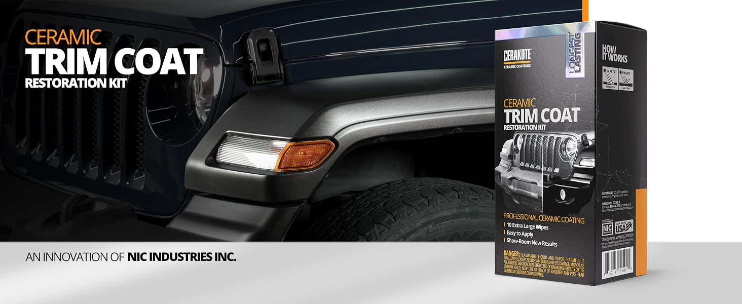 CERAKOTE Ceramic Trim Coat Kit Review: The Real Deal for Faded Plastic Trim