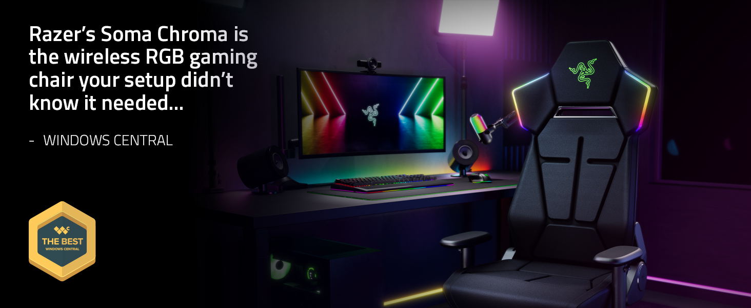 Razer Soma Chroma Review: Genuinely Comfortable Chair, Divisive RGB Gimmick